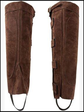 Pirate Boot Covers Faux Leather Medieval Renaissance Cosplay Accessory Costume